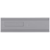 Separator plate 2 mm thick oversized gray