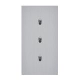 Art d'Arnould Epure universe three two-way switch or switch - brushed steel