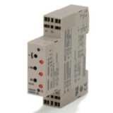 Timer, DIN rail mounting, 17.5 mm, 24-230 VAC/24-48 VDC, on/flicker-on