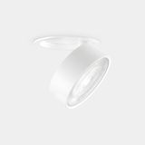 Downlight Kiva Recessed Ø95mm 12W LED warm-white 3000K CRI 90 22.7º CASAMBI Satin nickel IN IP20 / OUT IP23 1320lm