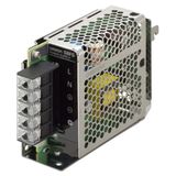 Power supply, 15 W, 100 to 240 VAC input, 12 VDC, 1.3 A output, DIN ra