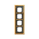 1724-835 Cover Frame Busch-dynasty® polished brass anthracite