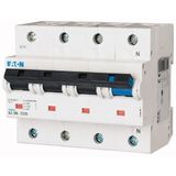 Miniature circuit breaker (MCB), 80A, 3pole+N, type B characteristic