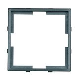Adapter frame 55x55mm to 50x50mm, anthracite, 1PU = 5 pieces