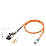 Power cable pre-assembled type: 6FX8002-5DS01 4x 1.5+(2x1.5) C C, connector 6FX8002-5DS01-1DE0