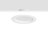 HB 801, 16 W, 1550 lm, 830, 840, 857, white, on/off Recessed downlight