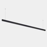 Lineal lighting system Infinite Slim Continuidad Pendant 2800mm 71.4 4000K CRI 90 DALI-2/PUSH Black IP40 7760lm