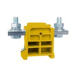 Rail-mounted screw terminal block ZSG1-95.0z yellow