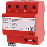 Appl.-opt. combined arrester DEHNshield B type 1+2 for three-phase TN-