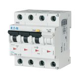 RCD/MCB combination, 6 A, 10 mA, MCB trip characteristic: C, 1p+N, RCD trip characteristic: AC