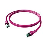 DualBoot PushPull Patch Cord, Cat.6a, Shielded, 7.5m