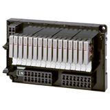Relay terminal, PLC Input, 16 channels, NPN, Push-in terminals