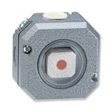 3558-02752 Rocker switch DP 1gang 1way, with red lens, with indication neon lamp ; 3558-02752