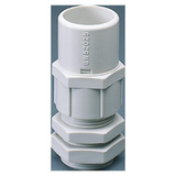 NYLON CABLE GLAND WITH HOUSING FOR RIGID CONDUIT - PG PITCH 29 FOR CONDUITS Ø 32MM - GREY RAL 7035 - IP66