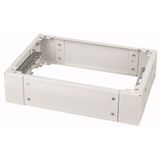 Cable marshalling box for IP54 floor standing distribution boards, HxWxD = 200 x 1000 x 320 mm,  gray