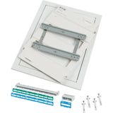 Flush-mounting expansion kit with screw terminal, 2-rows, form of delivery for projects
