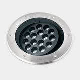 Recessed uplighting IP66-IP67 Gea Power LED Pro Ø300mm Efficiency LED 16.8W RGBW DMX RDM AISI 316 stainless steel 2858lm