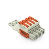 832-1104/314-000 1-conductor female connector; lever; Push-in CAGE CLAMP®