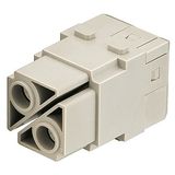 Han 100A axial module, female 10-25 mm²