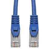 Patchcord RJ45 shielded, Cat.6, PVC, blue, 1.0m