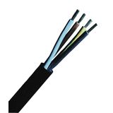 Rubber Insulated and Sheathed Cables H05RR-F 5G2,5 black,VDE