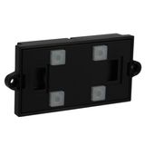 Replacement push button module for maintenance of Linea 300 street panel