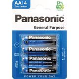 PANASONIC General Purpose Zinc R6 AA BL4