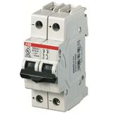 S202UDC-K6 Miniature Circuit Breaker - 2P - K - 6 A