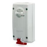 INTERLOCKED SOCKET 3P+E IP44 16A 11h