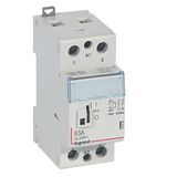 Power contactor CX³ - with 230 V~ coll and handle - 2P - 250 V~ - 63 A - 2 N/C