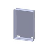 Wall box, 3 unit-wide, 24 Modul heights