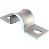 WN 7855 B 12  Fixing clip, double-sided, 12mm, Steel, St, galvanized, transparent passivated