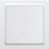 Rocker pushbutton in E-Design55, polar white mat