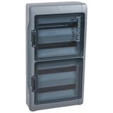 Cabinets PLEXO³ - IP 65 - IK 09 - 4 rows - 18 modules
