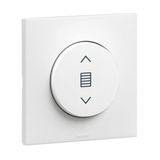 Urbano 3-position roller shutter switch in white finish