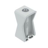 2051 8-36 LGR  Row clamp, 8-36mm, light gray Polystyrene