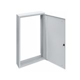 Wall-mounted frame 1A-12 with door, H=640 W=380 D=180 mm