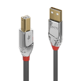 0.5m USB 2.0 Type A to B Cable, Cromo Line USB Type A Male an B Male