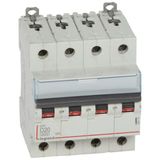 DX³6000 10kA high inlet and low outlet screw circuit breaker 4P 400~ - 20A - D curve - for traditional HX³ comb