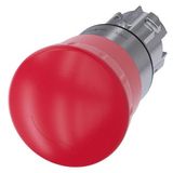 3SU1050-1HB20-0AA0-Z Y13 EMERGENCY STOP mushroom pushbutton, 22 mm, round, metal, shiny, red, 40 mm, positive latching, acc. to EN ISO 13850, rotate-to-unlatch, with laser labeling,