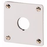 Flush mounting plate, 1 mounting location