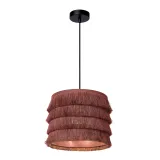 Lucide EXTRAVAGANZA TOGO - Pendant light - Ø 25 cm - 1xE27 - Pink