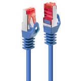 0.3m Cat.6 S/FTP Network Cable, Blue RJ45, M/M, 250MHz, Copper, 28AWG