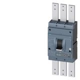 circuit breaker 3VA2 IEC Frame 1250 breaking capacity class H Icu=85 kA @ 415 V 3-pole line protection ETU350  LSI In=1250 A