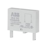 CR-U 61 Pluggable module LED red, 6-24VAC/DC