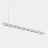 Lineal lighting system Infinite Slim Individual Pendant 1680mm 43.1 4000K CRI 90 ON-OFF Brushed anodise IP40 4656lm