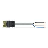 pre-assembled connecting cable;Eca;Socket/open-ended;light green