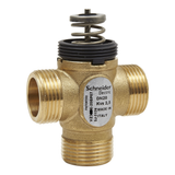 VZ319C Zone Valve, 3-Way, PN16, DN20, 22mm O/D Compression, Kvs 2.5 m³/h, M30 Actuator Connection, 5.5 mm Stroke, Stem Up Closed