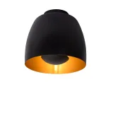 Lucide NOLAN - Flush ceiling light - Ø 24 cm - 1xE27 - Black