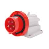 90° ANGLED SURFACE MOUNTING INLET - IP67 - 2P+E 16A 380-415V 50/60HZ - RED - 9H - SCREW WIRING